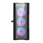 Darkflash DK431 stikla datora korpuss (melns) + 4 RGB ventilatori
