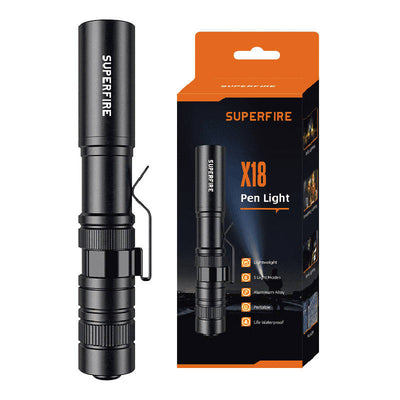 Superfire X18 lukturītis, 55 lm, 5 W, 5 režīmi, 38 m
