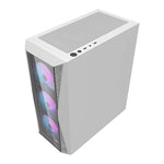 Darkflash DK352 Plus datora korpuss (melns un balts) + 4 ARGB ventilatori
