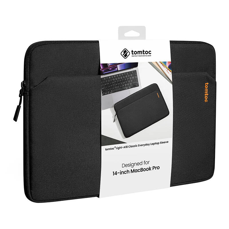Klēpjdatora maciņš 14'' Tomtoc Light-A18 (melns)