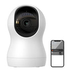 Gosund IPC2 3MP WiFi iekštelpu rotējošā kamera Tuya