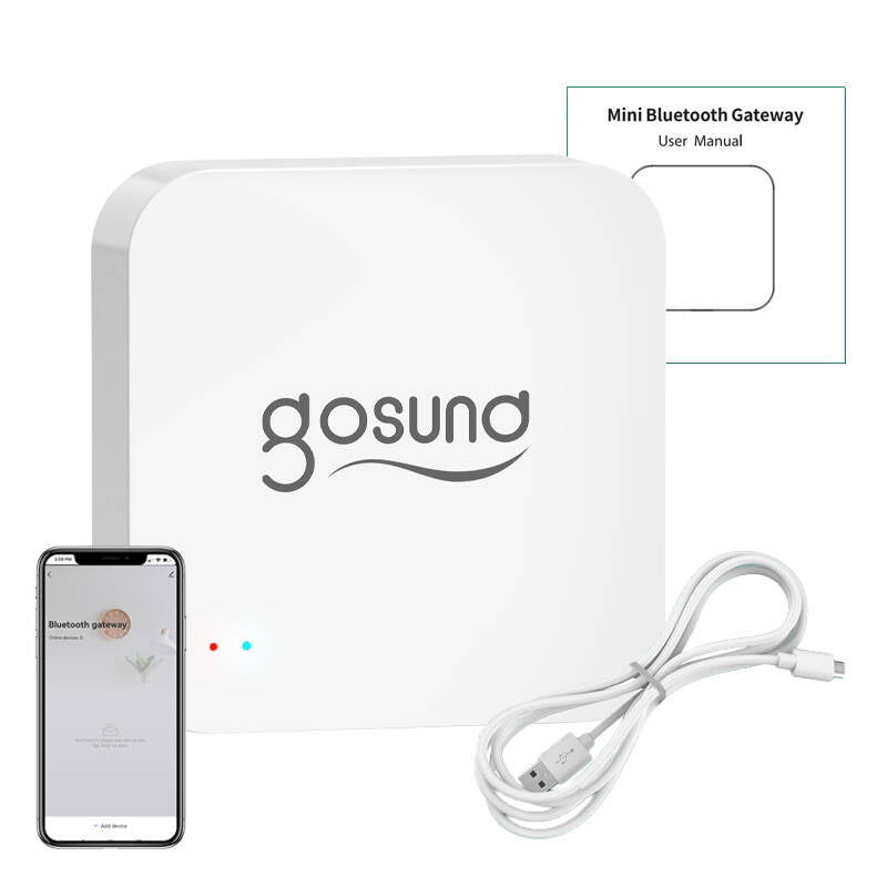 Viedais Bluetooth BLE, WiFi tīkla vārteja ar modinātāju Gosund G2 Tuya