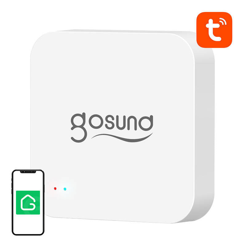Viedais Bluetooth BLE, WiFi tīkla vārteja ar modinātāju Gosund G2 Tuya