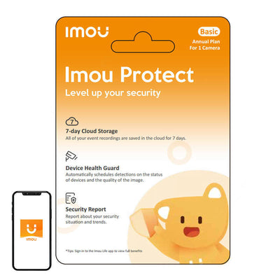 IMOU Protect pamata dāvanu karte (gada plāns)