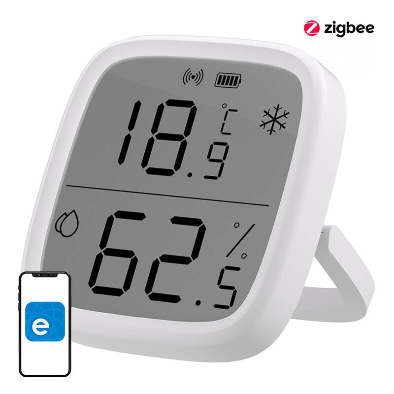 Viedais temperatūras un mitruma sensors ZigBee LCD Sonoff SNZB-02D