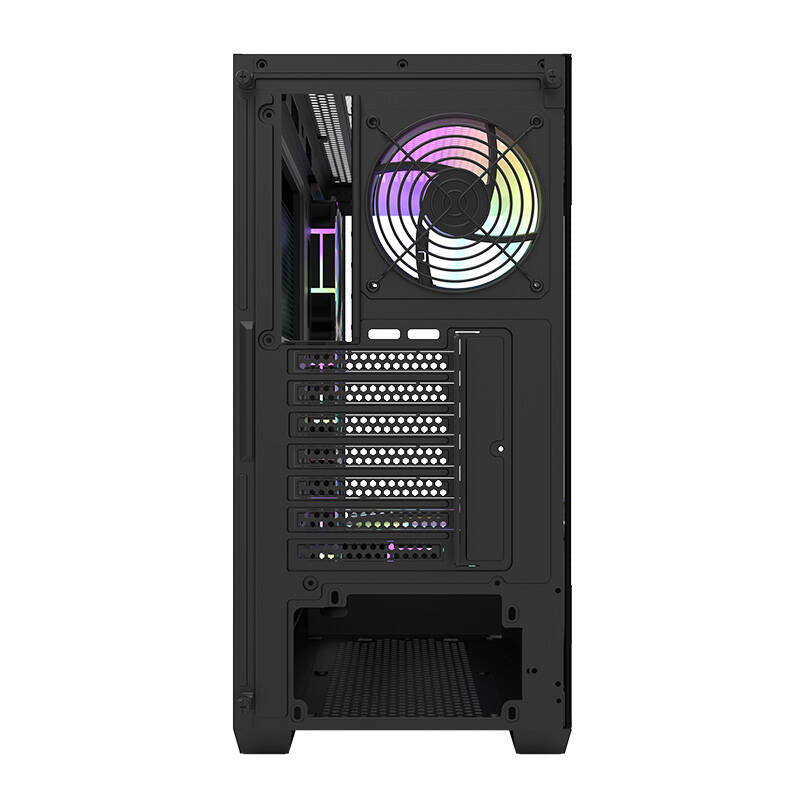 Darkflash DS900 datora korpuss (melns) + 7 ARGB ventilatori