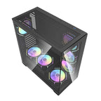 Darkflash DS900 datora korpuss (melns) + 7 ARGB ventilatori