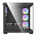 Darkflash DS900 datora korpuss (melns) + 7 ARGB ventilatori