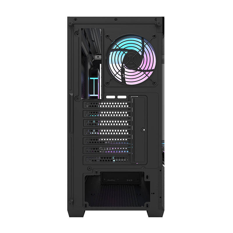 Darkflash DS900 AIR datora korpuss (melns) + 6 ARGB ventilatori