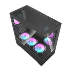 Darkflash DS900 AIR datora korpuss (melns) + 6 ARGB ventilatori