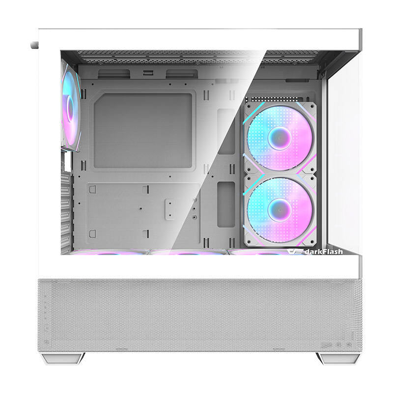 Darkflash DS900 AIR computer case (white) + 6 ARGB fans