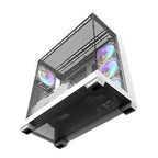 Datora korpuss Darkflash DS900 (balts) + 7 ARGB ventilatori