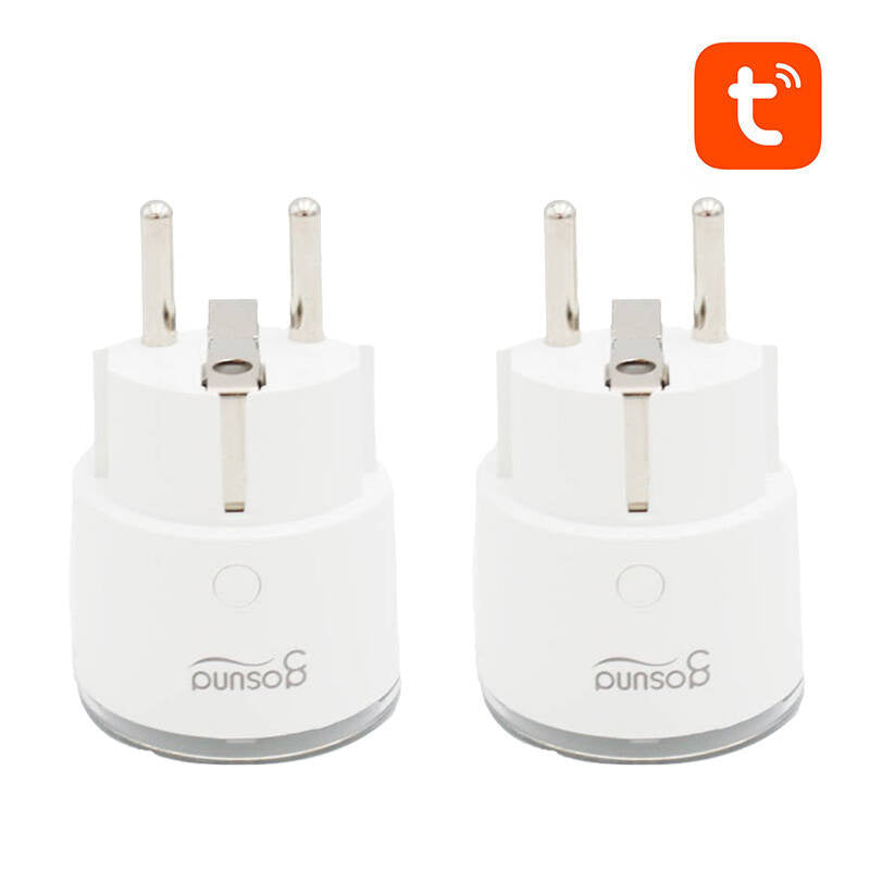 Viedā kontaktligzda WiFi Gosund SP111 3680W 16A, Tuya 2 iepakojumā