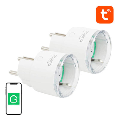 Viedā kontaktligzda WiFi Gosund SP111 3680W 16A, Tuya 2 iepakojumā