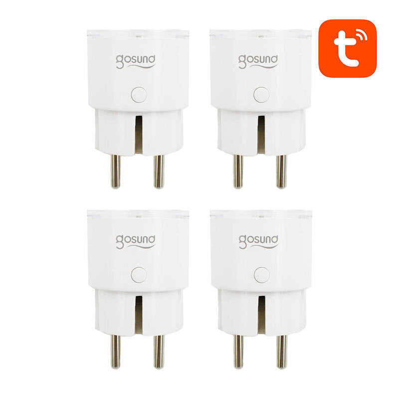 Viedā kontaktligzda WiFi Gosund SP111 3680W 16A, Tuya 4 iepakojumā