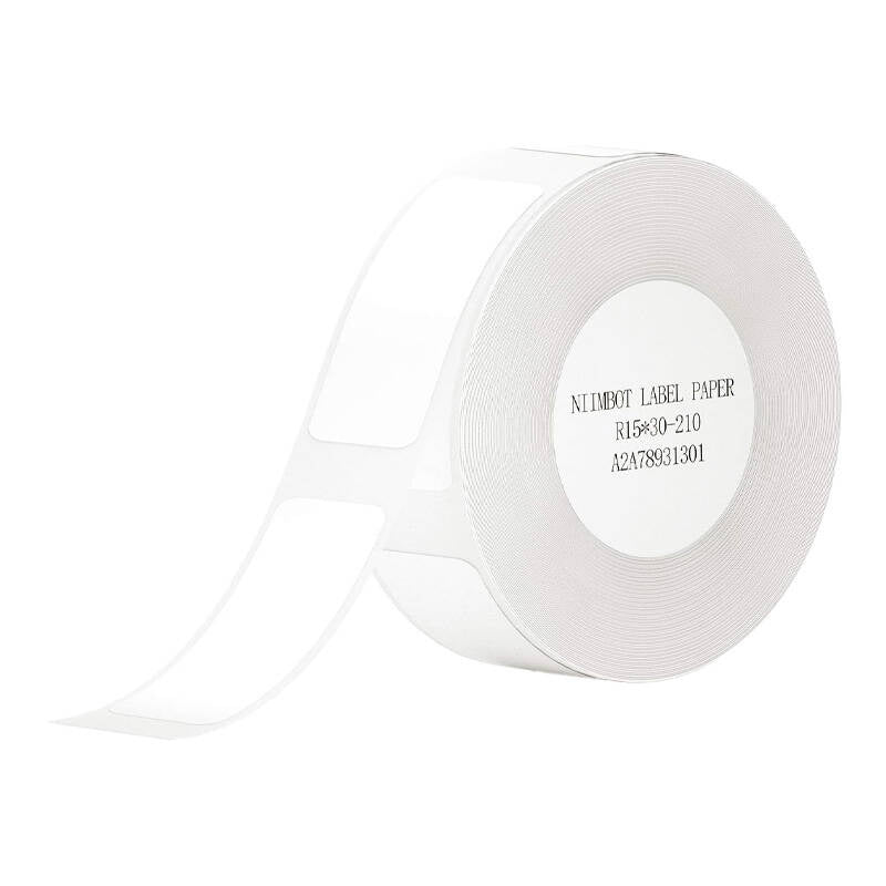 Termo uzlīmes Niimbot uzlīmes T 15x30mm 195 gab. (baltas)