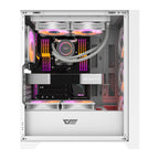 Darkflash DRX70 MESH computer case (white) + 4 RGB fans