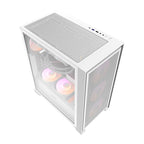 Darkflash DRX70 MESH datora korpuss (balts) + 4 RGB ventilatori