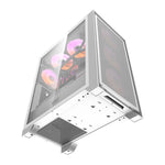Darkflash DRX70 MESH datora korpuss (balts) + 4 RGB ventilatori