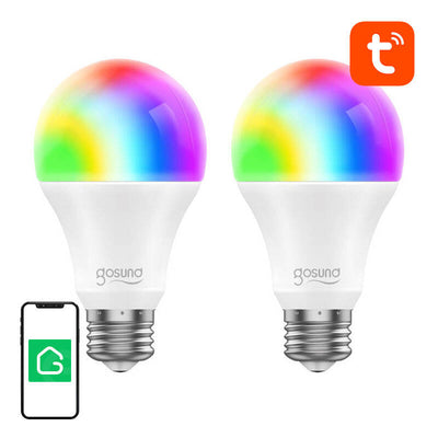 Viedā spuldze WiFi RGB LED Gosund WB4-2 E27 (2 gab. komplektā) Tuya