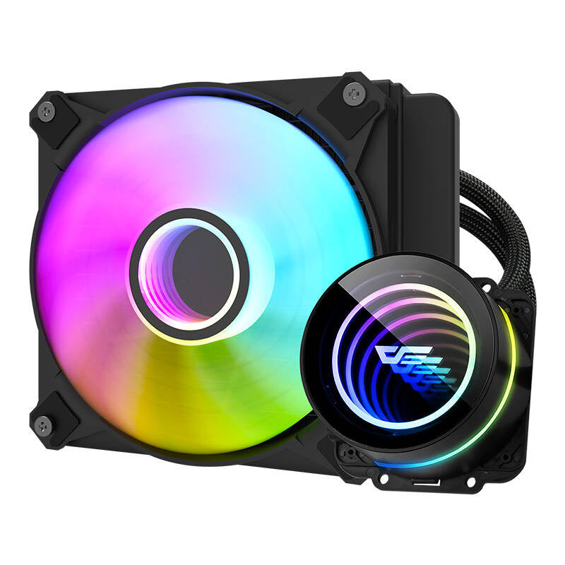 Datora ūdens dzesēšana Darkflash DX120 V2.6 (melna)