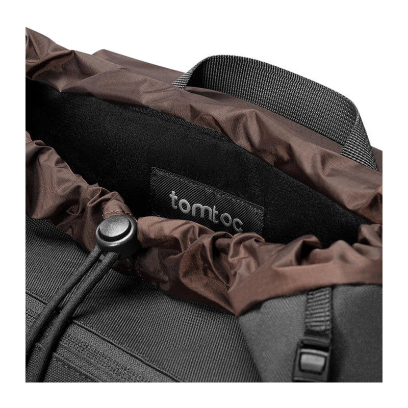 Mugursoma klēpjdatoram Tomtoc VintPack-TA1, 22L / 15,6'' (melna)