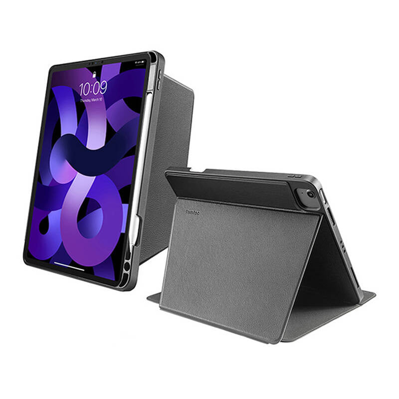 iPad 10.9" vāciņš tomtoc inspire-B50 trīs režīmu (melns)
