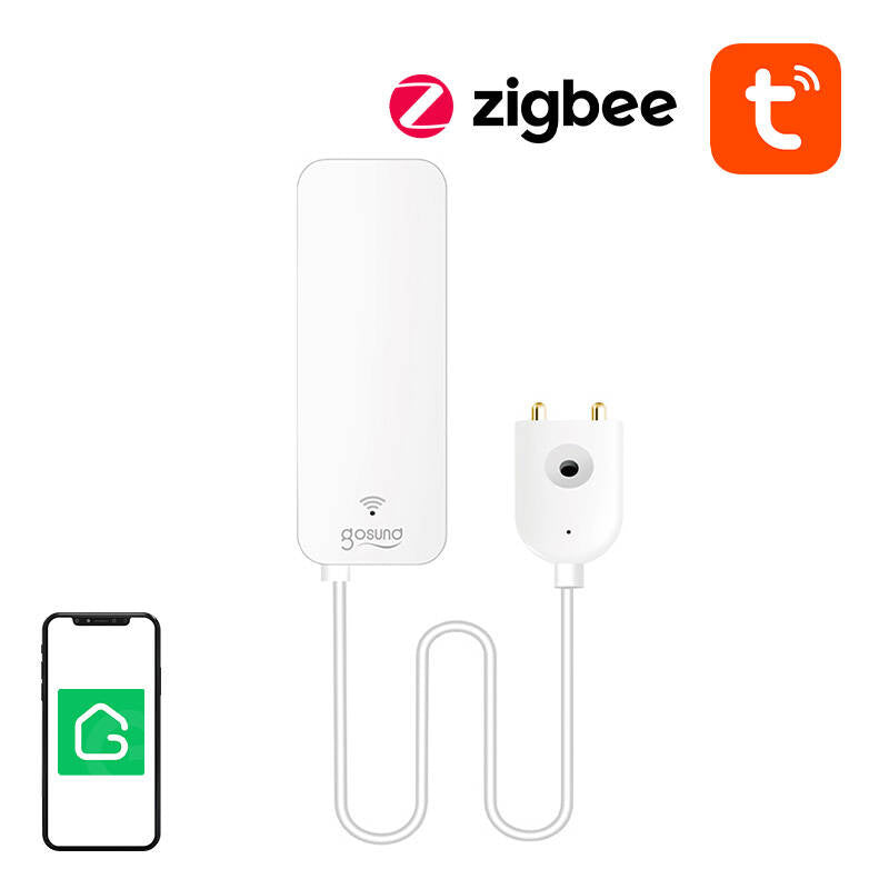 ZigBee Gosund ST19 Tuya viedais plūdu/ūdens noplūdes sensors