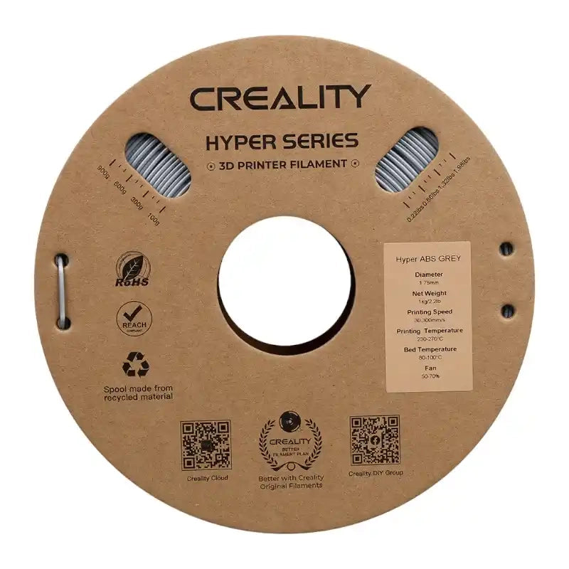 Hyper ABS kvēldiega plēve Creality (pelēka)