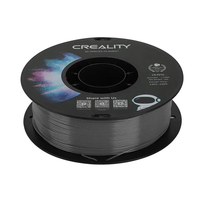 CR-PETG kvēldiega Creality (pelēka)