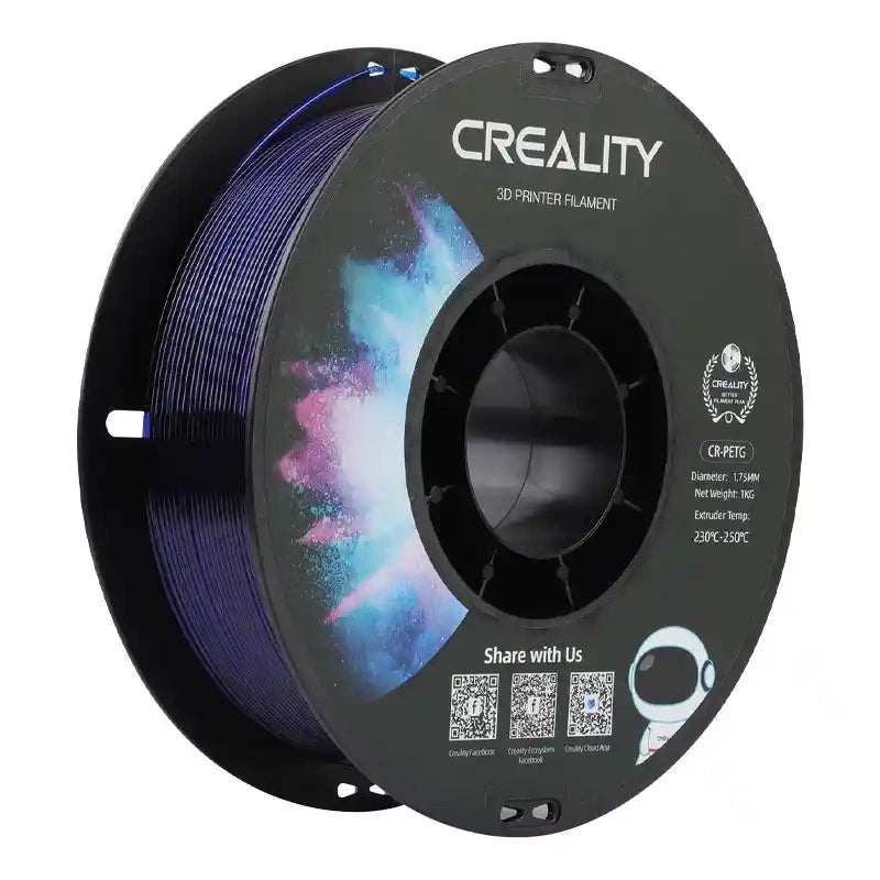 CR-PETG kvēldiegs Creality (caurspīdīgs zils)