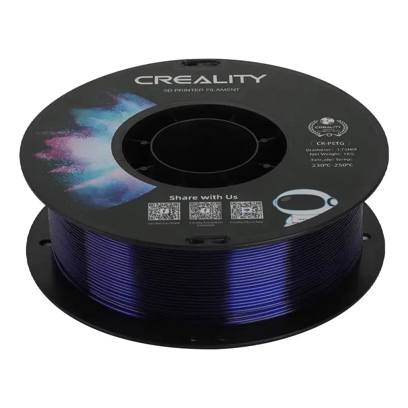 CR-PETG kvēldiegs Creality (caurspīdīgs zils)