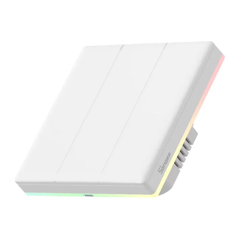 Viedais Wi-Fi skārienjutīgais sienas slēdzis Sonoff TX T5 3C (3 kanālu)