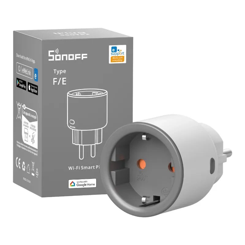 Viedā WiFi kontaktligzda Sonoff S60TPF