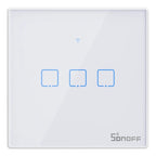 Atjaunināts viedais slēdzis WiFi + RF 433 Sonoff T2 EU TX (3 kanālu)