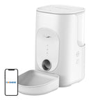Automatic pet feeder Dogness F16 4L with melanine bowl (white)