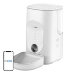 Automatic pet feeder Dogness F16 4L with melanine bowl (white)