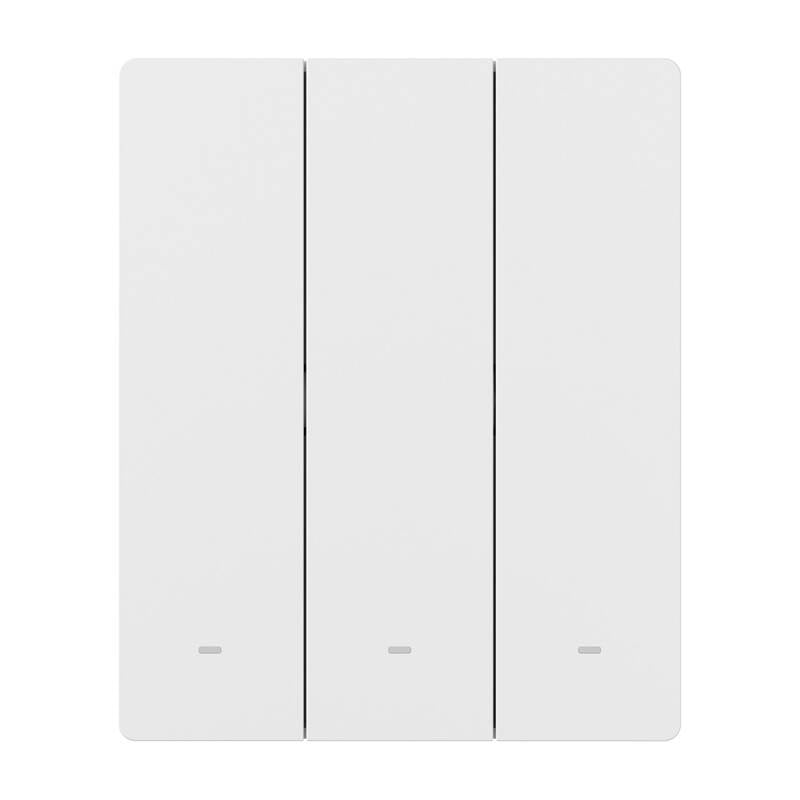 Viedais sienas slēdzis SONOFF M5-3C-80W Matter (3 kanālu, pie rāmja)