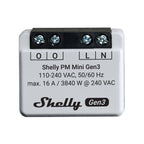 Shelly PM Mini Gen3 2 kontrolieru komplekts, WiFi/Bluetooth