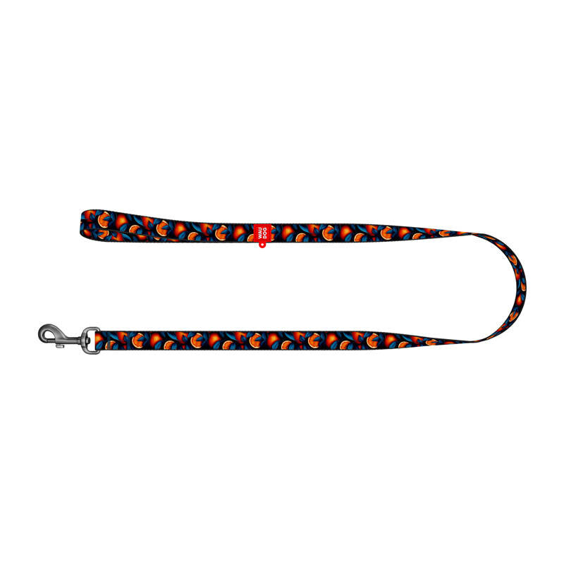Neilona suņu pavada, raksts "Apelsīni", garums 122 cm Waudog