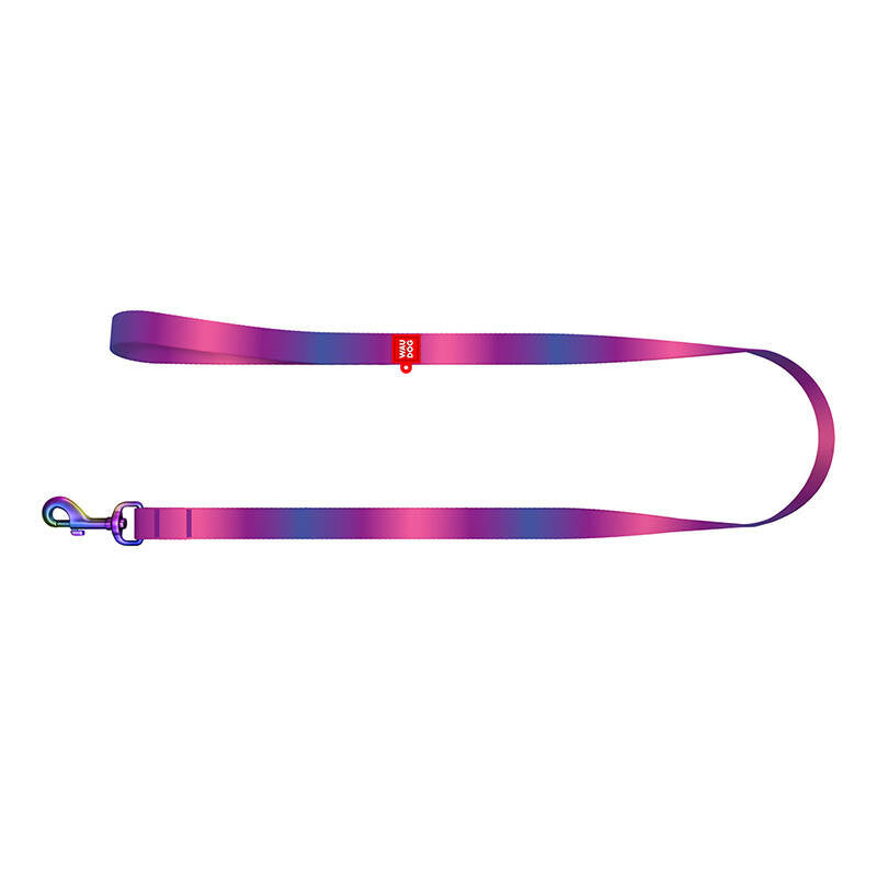 WAUDOG gradienta neilona suņu pavada, 20 mm plata, 122 cm gara, violeta
