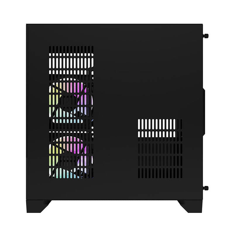Darflash FT350 datora korpuss + 5 aRGB ventilatori (melns)