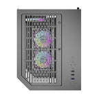 Darflash FT350 datora korpuss + 5 aRGB ventilatori (melns)