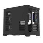 Darflash FT418 datora korpuss + 6 aRGB ventilatori (melns)