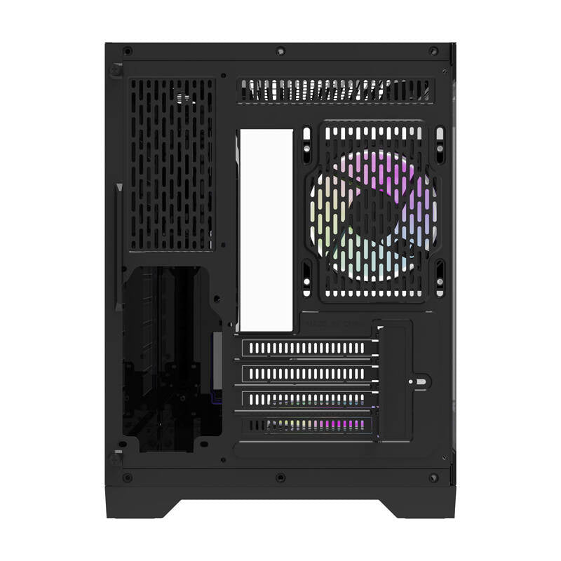 Darflash FT418 datora korpuss + 6 aRGB ventilatori (melns)