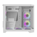 Darflash FT418 datora korpuss + 6 aRGB ventilatori (balts)