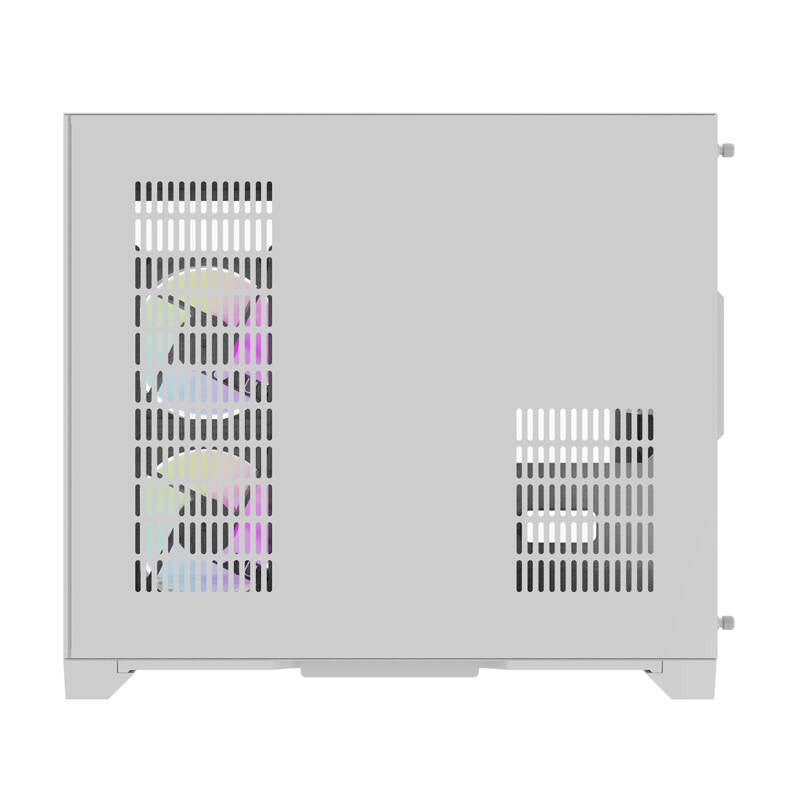 Darflash FT418 datora korpuss + 6 aRGB ventilatori (balts)