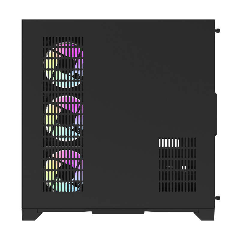 Darflash FT418 PRO datora korpuss + 7 aRGB ventilatori (melns)