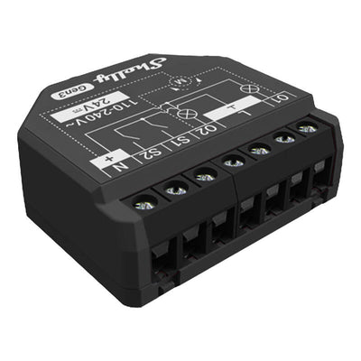 Shelly 2PM Gen3 2 kanālu kontrolieris, WiFi/Bluetooth (enerģijas mērīšana)