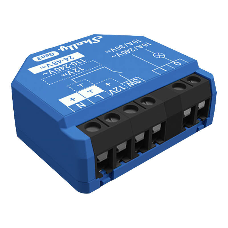 Shelly 1 Gen3 kontrolieris, WiFi/Bluetooth